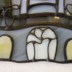 Detalle. Trofeo motivo La Pedrera. Barcelona. Año 2016