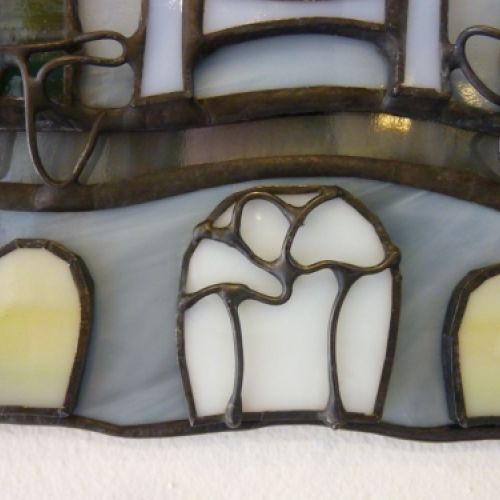 Detalle. Trofeo motivo La Pedrera. Barcelona. Año 2016