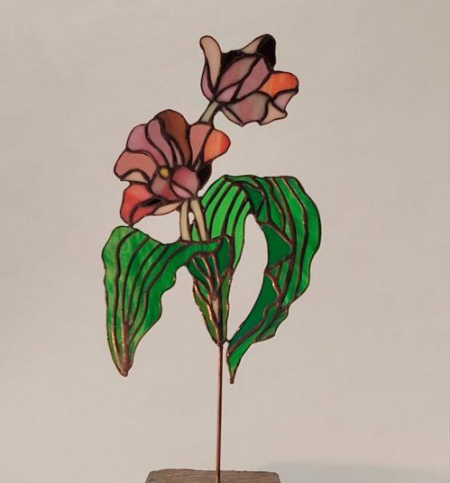Flores con base