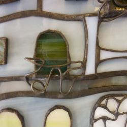 Detalle. Trofeo motivo La Pedrera. Barcelona. Año 2016