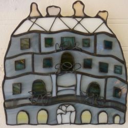 Trofeo motivo La Pedrera. Barcelona. Año 2016