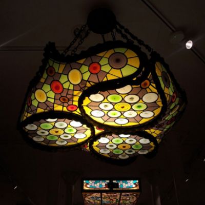 Vidriera emplomada. Museo Modernista Catalán. Barcelona