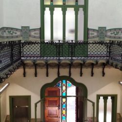 Restauración vidrieras de la Residència de Gent Gran Francesc Layret, antigua Casa de la Lactancia. Barcelona