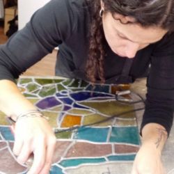 Restauración vidrieras de la Residència de Gent Gran Francesc Layret, antigua Casa de la Lactancia