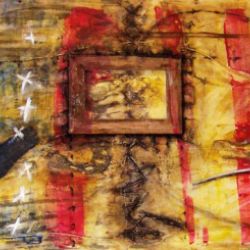 Detalle de pintura sobre tela