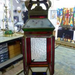 Restauración lámpara perfiles de latón