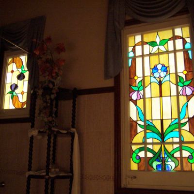 Vidriera emplomada. Casa particular. Barcelona