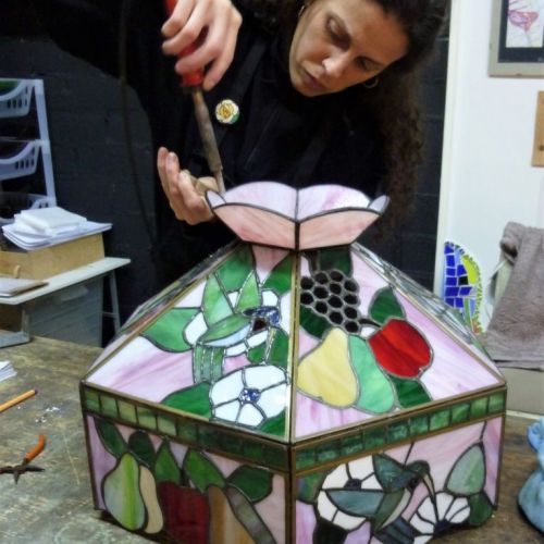 Restauración lámpara Tiffany