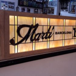 Rótulo Martí Barcelona 1945