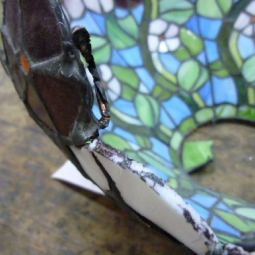 Restauración lámpara Tiffany