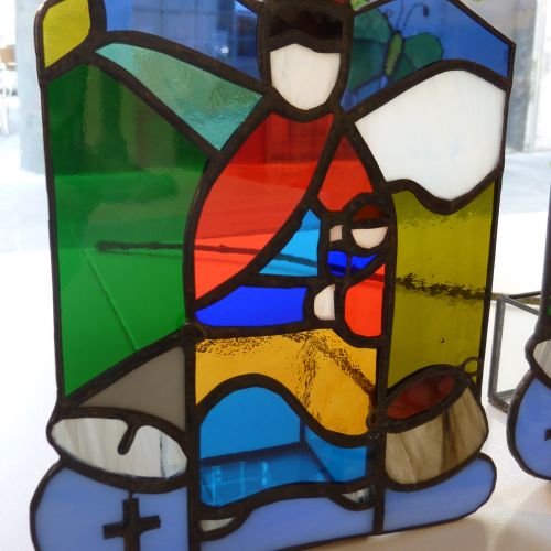Trofeo motivo Virgen de Núria