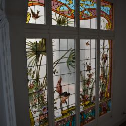Restauración vitral emplomado  C/Ali Bei 3