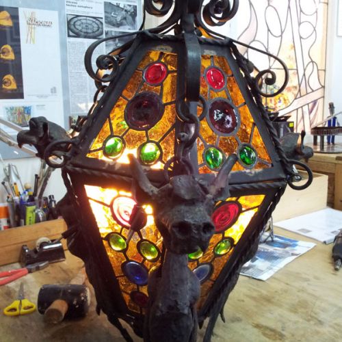Lámpara técnica Tiffany