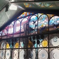 Restauración vidrieras de la Residència de Gent Gran Francesc Layret, antigua Casa de la Lactancia