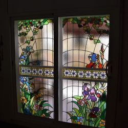 Restauración y adaptación vitral modernista