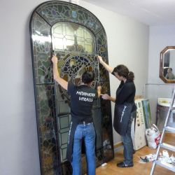 Instalación vitral con vidrio laminar 3 3