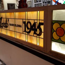 Rótulo Martí Barcelona 1945