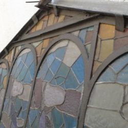 Restauración vidrieras de la Residència de Gent Gran Francesc Layret, antigua Casa de la Lactancia