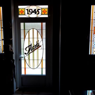 Vitral para Martí 1945   Taller camisería Barcelona
