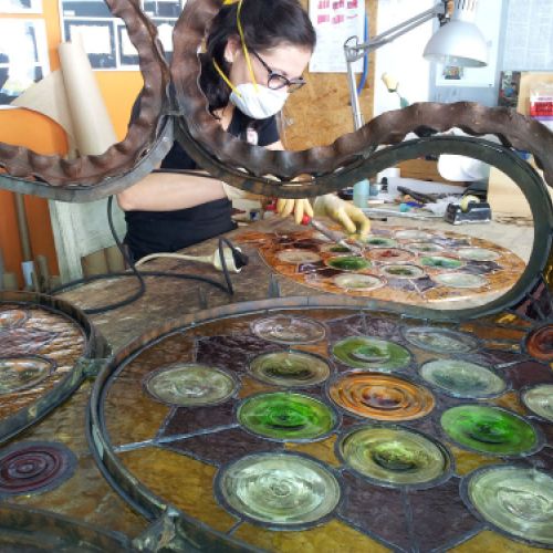 Taller de emplomado y herramientas