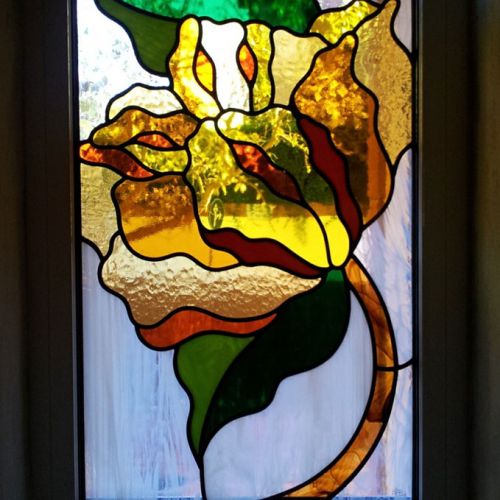 Vidriera emplomada. Casa particular. Sant Cugat del Vallés