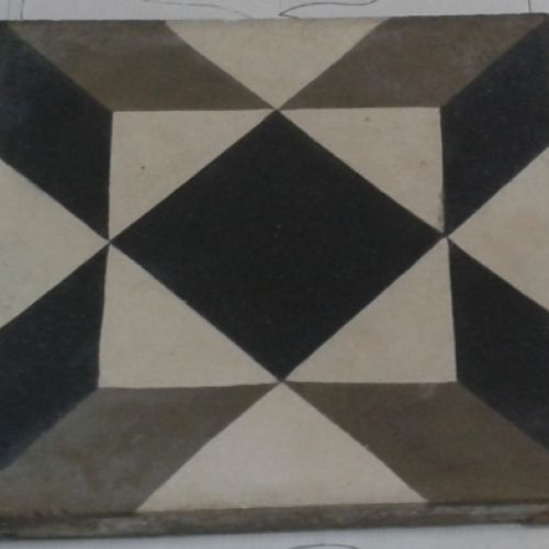 Proceso de encofrado pieza de suelo hidráulico