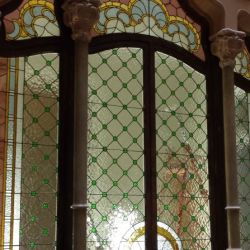 Restauración vidrieras modernistas. Casa Manuel Felip II. Barcelona