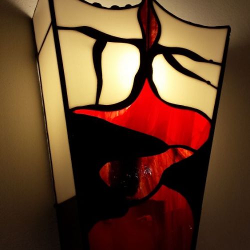 Plafón de pared. Técnica Tiffany