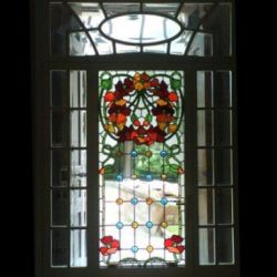 Restauración vidriera modernista. Cerdanyola del Vallés