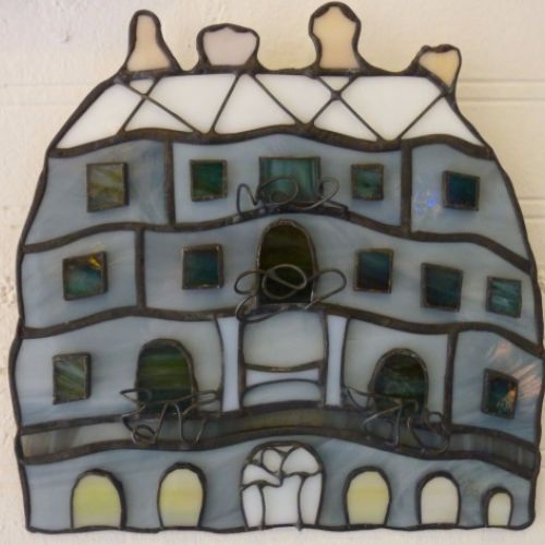 Trofeo motivo La Pedrera. Barcelona. Año 2016