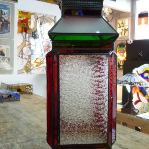 Restauración lámpara perfiles de latón