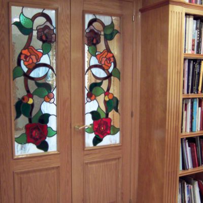 Vidriera emplomada. Casa particular. Barcelona