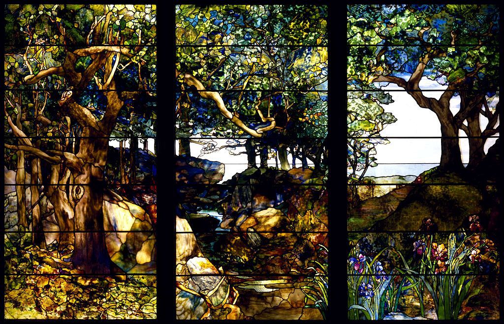 Vidriera Louis Comfort Tiffany